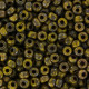 Miyuki rocailles kralen 8/0 - Opaque picasso dark yellow 8-4519